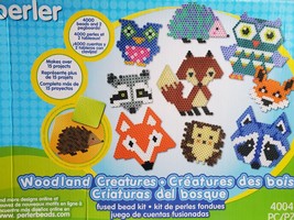 Perler Fused Bead Kit-Woodland Critters - £41.84 GBP