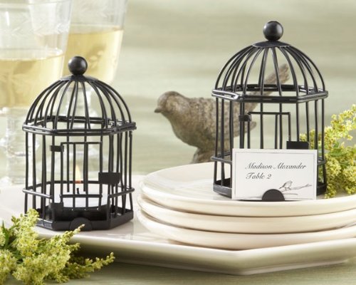 &quot;Love Songs&quot; Birdcage Tea Light/Place Card Holder - $3.99