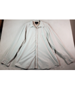 Façonnable Dress Shirt Men Size 2XL Multi Striped Cotton Long Sleeve But... - $26.18 CAD