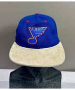 Vintage NHL St. Louis Blues Hat Cap Adjustable #1 Apparel Made in Canada - €12,65 EUR