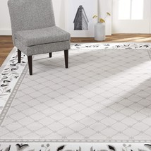 Area Rug, 7&#39;8&quot; X 10&#39;7&quot;, Gray, By Home Dynamix, Named Lyndhurst Sheraton. - £80.97 GBP