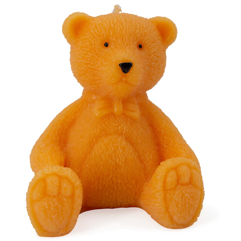 NEW Chesapeake Bay Teddy Bear Buddies Novelty Candle 9 oz yellow unscent... - $9.95