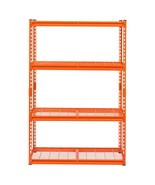 Storage Shelves 4 Tier Adjustable Heavy Duty Garage Shelving Units 2400 lbs - $145.49