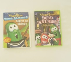 Veggie Tales DVD Lot: Holiday Double Feature  &amp; Dance of the Cucumber  - £7.65 GBP