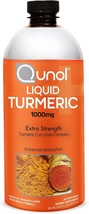 Qunol Liquid Turmeric Curcumin with Black Pepper, Turmeric Supplement 1000mg, Ex - £55.63 GBP