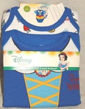 Princess Snow White Bodysuit Baby Size 12 18 24 Months NEW Disney 2 pack Outfits - £14.26 GBP