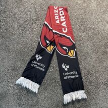 NFL Arizona Cardinals University Of Phoenix Scarf 60” (5’) Red &amp; Black - $13.96 CAD
