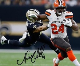 Nick Chubb Signed Photo 8X10 Rp Autographed Cleveland Browns - £15.97 GBP
