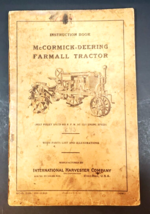 Original IH International McCormick Deering FARMALL Instruction Book Manual - $24.74