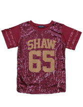 SHAW University short sleeve college T shirt HBCU SHIRT  - £21.23 GBP