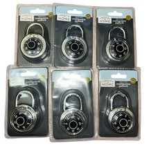 Combination Locker Lock Dial Padlock for Gym and School Lockers Silver L... - $24.74