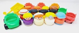 Fisher Price Chunky Little People Lot (18) Figures + Vehicles 1990s Doctor Nurse - £22.97 GBP