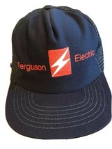 Trucker Style HAT CAP Flat Brim Snap Back Ferguson Electric - $8.81