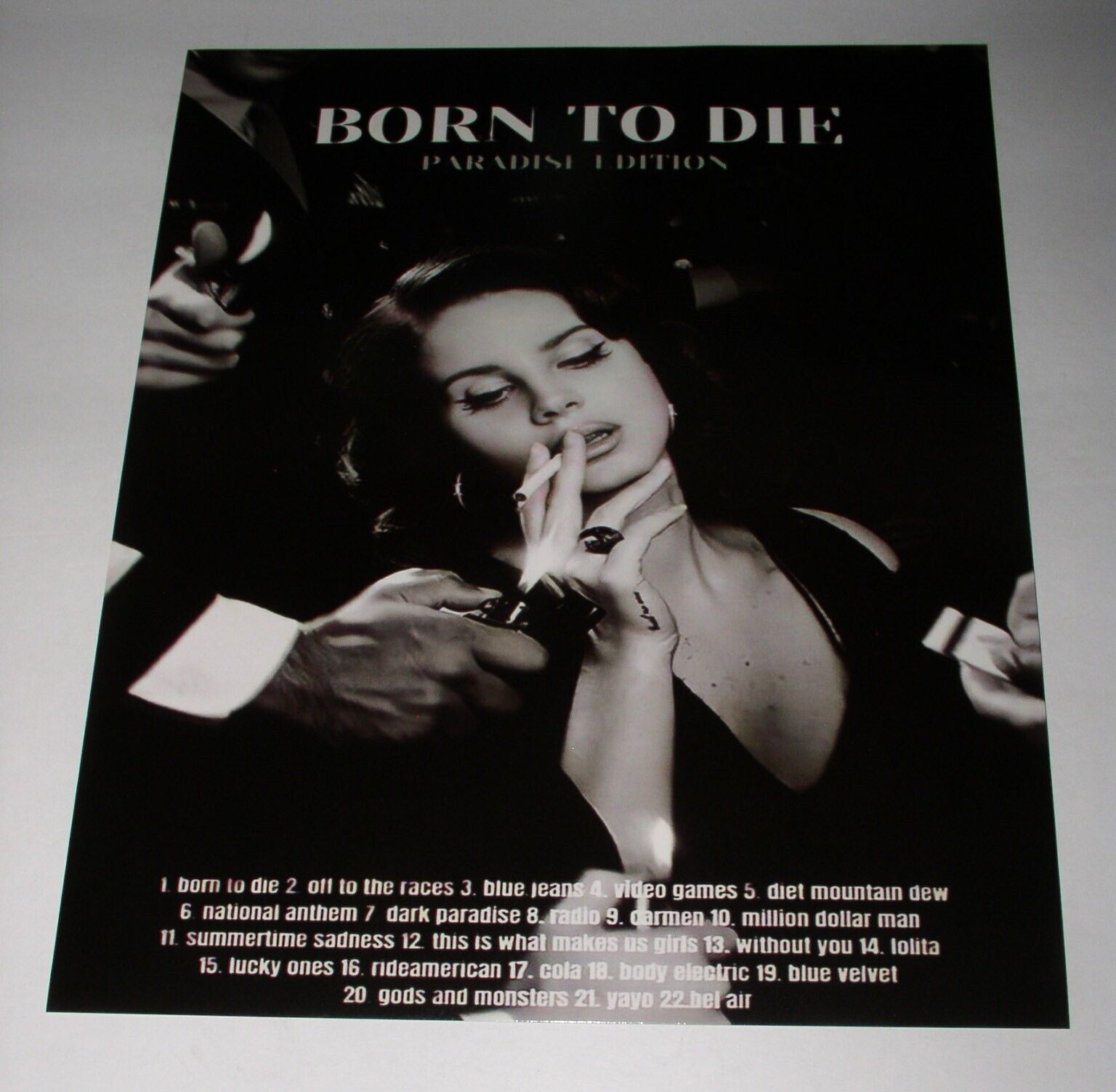 Lana Del Rey Poster Card Born To Die Paradise Edition 8X10 Glossy New Co... - $7.99