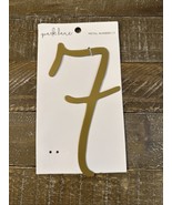 Park Lane Gold Metal Number 7 - $68.38 CAD