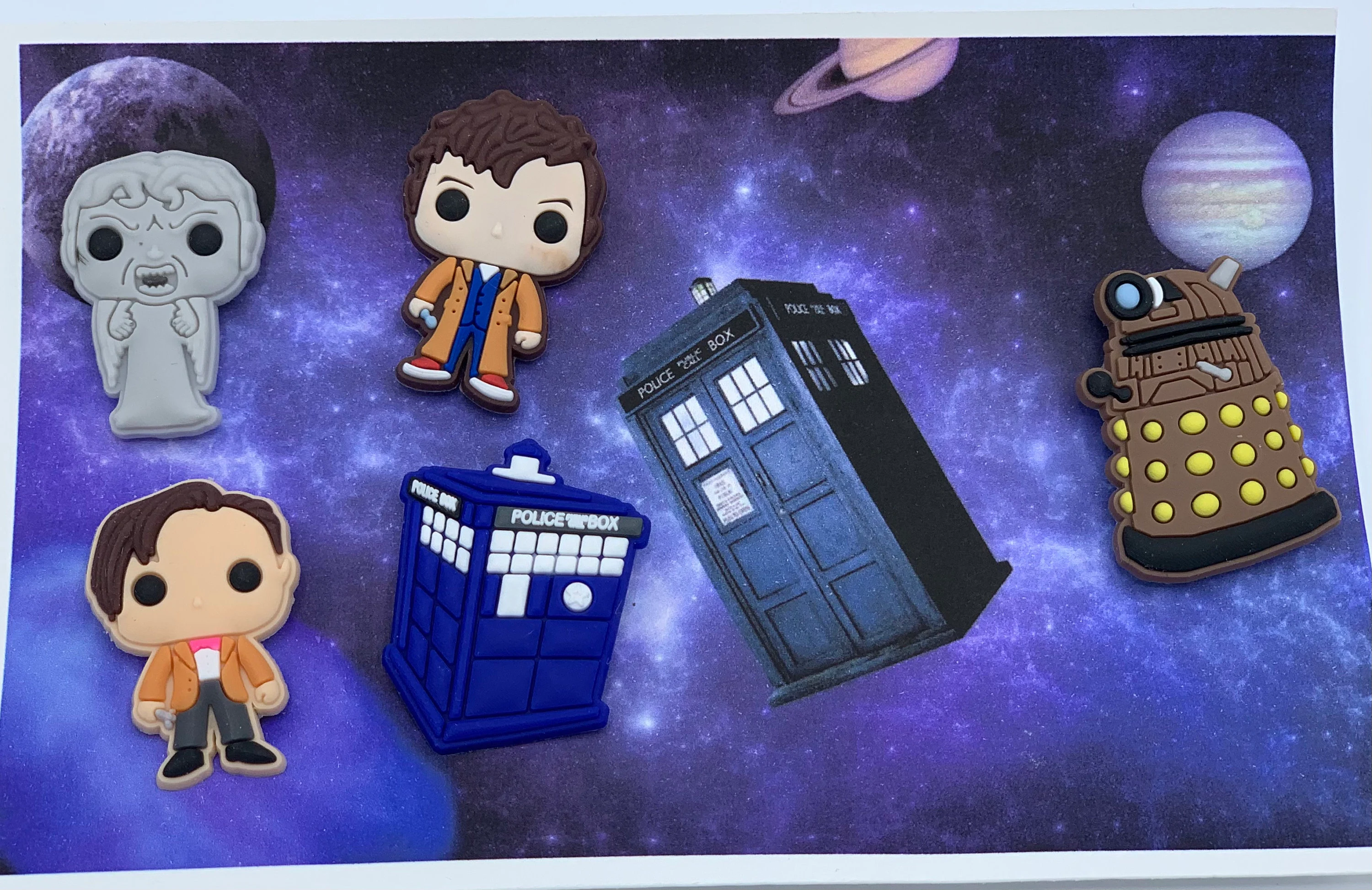 Dr Who Shoe Charms - $4.00