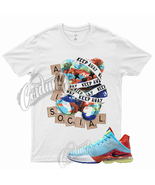 ANTI T Shirt for N LeBron 19 Low Blue Chill Light Crimson Copa Red Orang... - £20.17 GBP+
