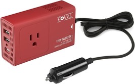 Upgraded Foval 175W Car Power Inverter Dc To Ac Converter 12V To 110V Car - £24.73 GBP