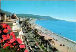 Postcard Italy, Nice Cote D&#39; Azur Englishmen&#39;t Promenade Coastal Area - £4.68 GBP