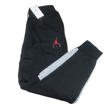 Jordan Flight Black Cement Fleece Jogger Pants Mens Size Large NEW 88420... - £46.94 GBP