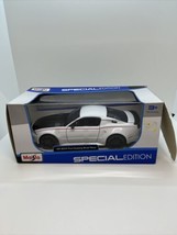 2014 FORD MUSTANG &quot;STREET RACER&quot; WHITE 1/24 DIECAST MODEL CAR MAISTO 315... - £11.86 GBP