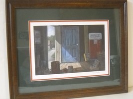 Jim Harrison Signed Print Framed Coca Cola Coke General store rural country farm - £219.74 GBP