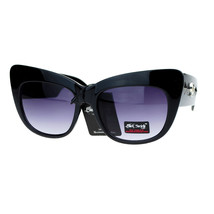 Super Oversized Sunglasses Womens Rectangle Wide Cateye Fashion - £7.95 GBP