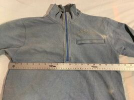 WOMENS HARLEY DAVIDSON BLUE WHITE QUARTER ZIP COTTON XSMALL SWEATER SWEA... - €13,14 EUR