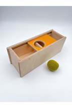 Montessori Top Sliding Box Toy , Object Persistence Box - £30.66 GBP