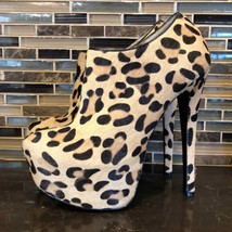 Steve Madden vippper cheetah animal print heels - £39.22 GBP