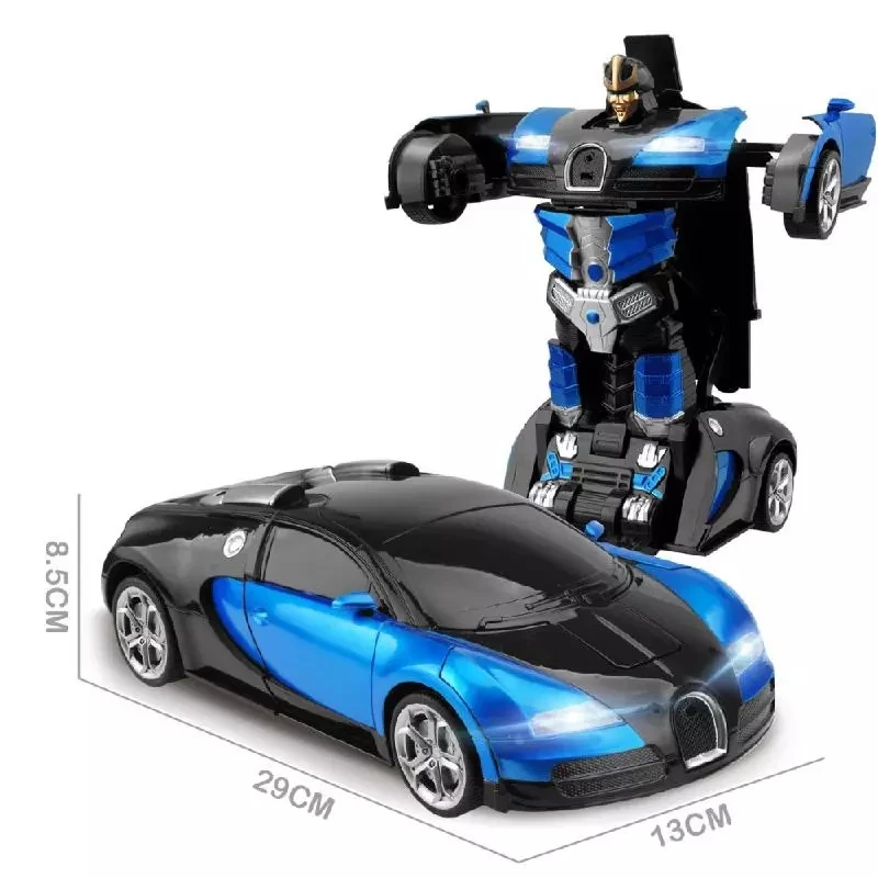 28CM 1:14 RC Car Robot 2.4Ghz Induction Transformation Robot  Gesture Sensing - £21.14 GBP+