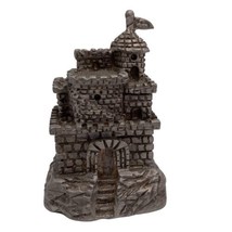 Pewter Fort Castle Vtg Miniature Metal - £9.16 GBP