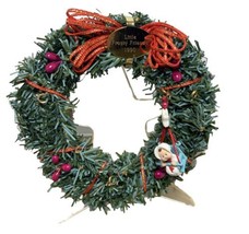 Hallmark 1990 Little Frosty Friends Memory Wreath Display Stand XPR9724 - $8.97