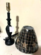 New Country Black Lamp with Star Shade image 2