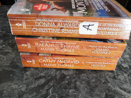 Harlequin Home on the Ranch Series lot of 3 Assorted Authors Paperbacks - £3.82 GBP