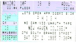 Biglietto Del Concerto Dei Phish 2 Dicembre 1995 New Haven Connecticut - $59.38