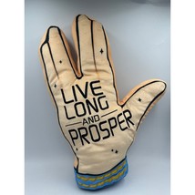 Star Trek Live Long and Prosper 15&quot; Plush Hand Pillow Plush Kidrobot Spock - $26.93