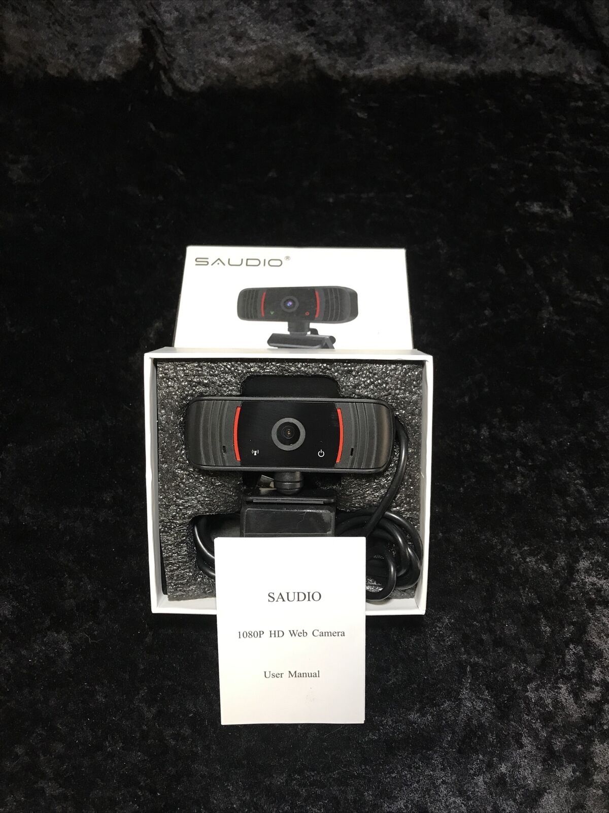 SAUDIO 1080P Webcam, Computer Camera, Webcam with Microphone for Desktop... - $9.89