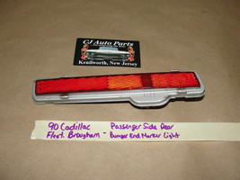 90 Cadillac Fleetwood Brougham RWD RIGHT REAR BUMPER END MARKER PARK LIG... - $49.49