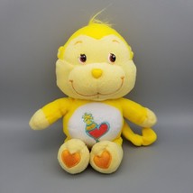 Care Bear Cousins Playful Heart Yellow Monkey Plush Stuffed Animal Bears 2004 9&quot; - £12.02 GBP