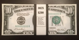 $200 In 1928 $10 Play Money Bills United States Prop Money USA 20 Pieces - $12.99