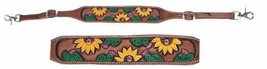Western Horse Saddle Sunflower Design Wither Strap to hold up the Breast... - £14.15 GBP