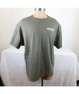 Wood Timber Mill Lumber USNR Millwide Worldwide Green T-Shirt Sz 2XL Adv... - £7.66 GBP