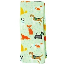 Laurel Home Dogs Pattern Kitchen Towel Set of 2 Terrier Beagle Schnauzer... - £14.24 GBP