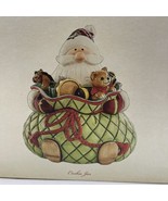 Fitz &amp; Floyd Santa&#39;s Big Day Cookie Jar *Rare* New Sealed In Package - $47.03