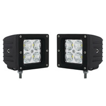 3&quot; LED Square Pod Spot Light ATV Boat Truck Grill Bumper Off Road Pair Fits Jeep - £32.13 GBP