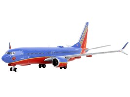 Boeing 737 MAX 8 Commercial Aircraft &quot;Southwest Airlines&quot; Canyon Blue with Red  - £47.86 GBP