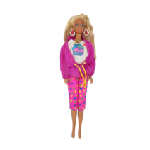 Vintage 1994 Mattel Tropical Splash Barbie Doll # 12446 Blonde W/ Camp Jacket - £22.29 GBP