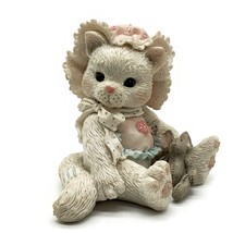 Enesco Calico Kittens Resin Cat Figurine Love&#39;s Special Delivery 628425 1992 - £7.76 GBP