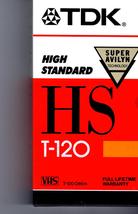 VHS - TDK T-120 HS  VHS Tape - $8.00